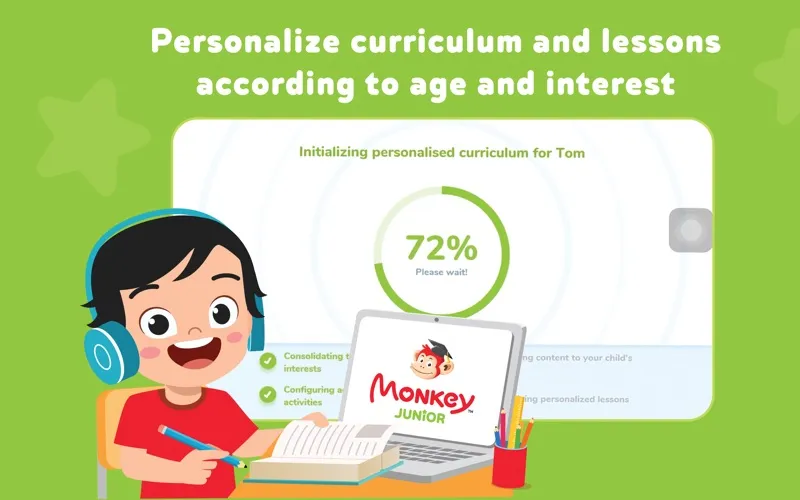 Monkey Junior: Learn to Read Screenshots
