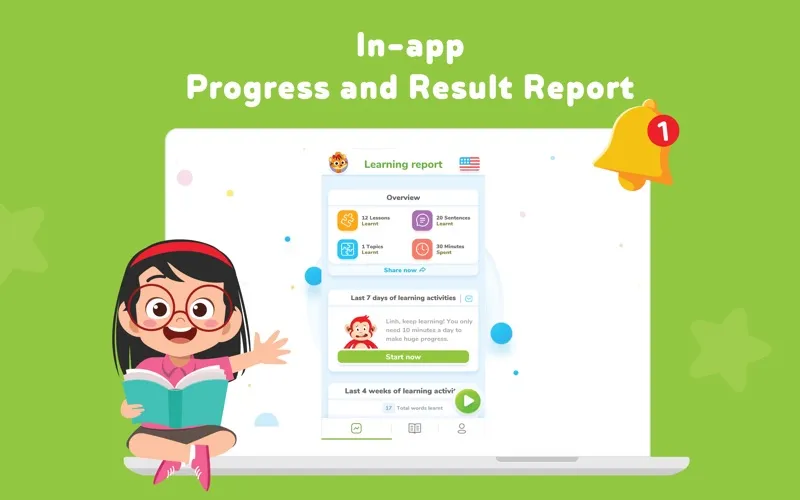 Monkey Junior: Learn to Read Screenshots