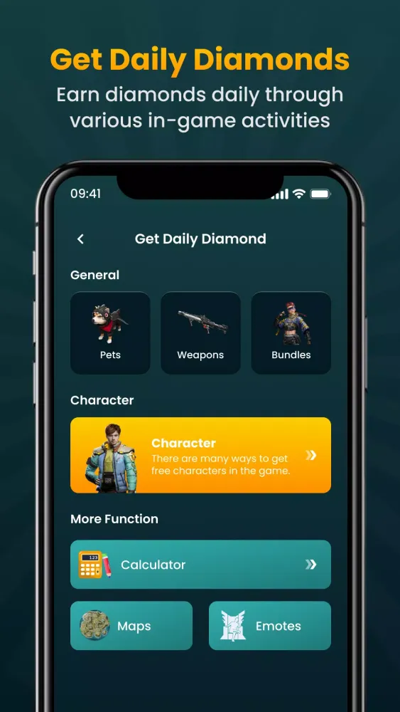 Get Daily Diamond & FFF Guide Screenshots
