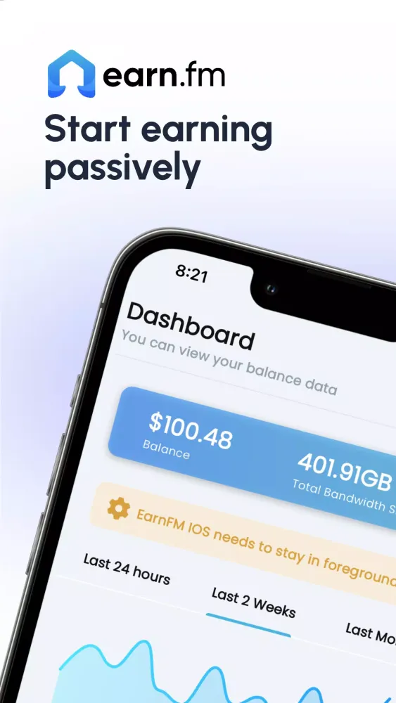 EarnFM - Make Money Passively 스크린샷