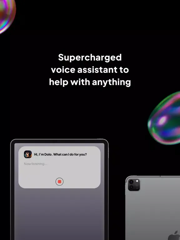 Zrzuty ekranu Dolo: AI Voice Assistant iPad 