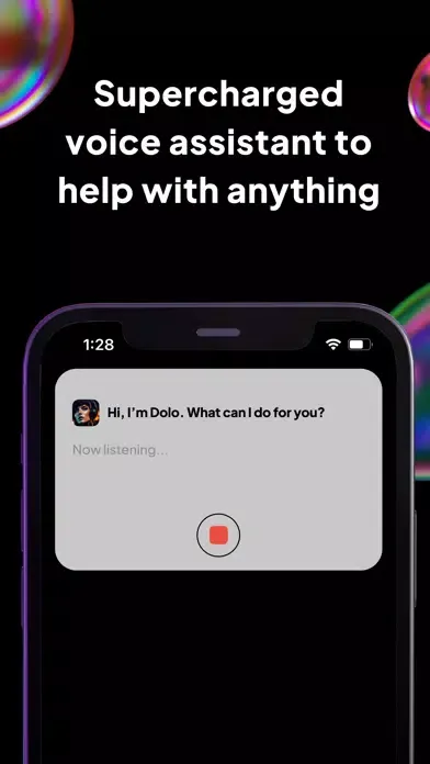 Zrzuty ekranu Dolo: AI Voice Assistant