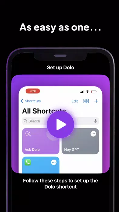 ภาพหน้าจอของ Dolo: AI Voice Assistant