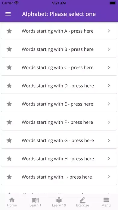 MBA Admission Vocabulary Ekran Görüntüleri
