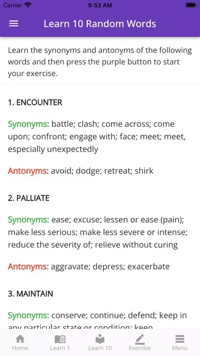 Screenshot di Medical Admission Vocabulary