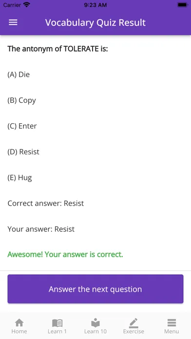 RBI Grade B Vocabulary & Tests应用截图