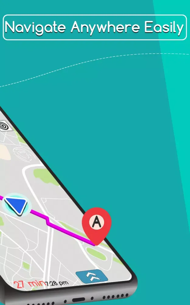 Captures d'écran de GPS Live Navigation-Earth Maps