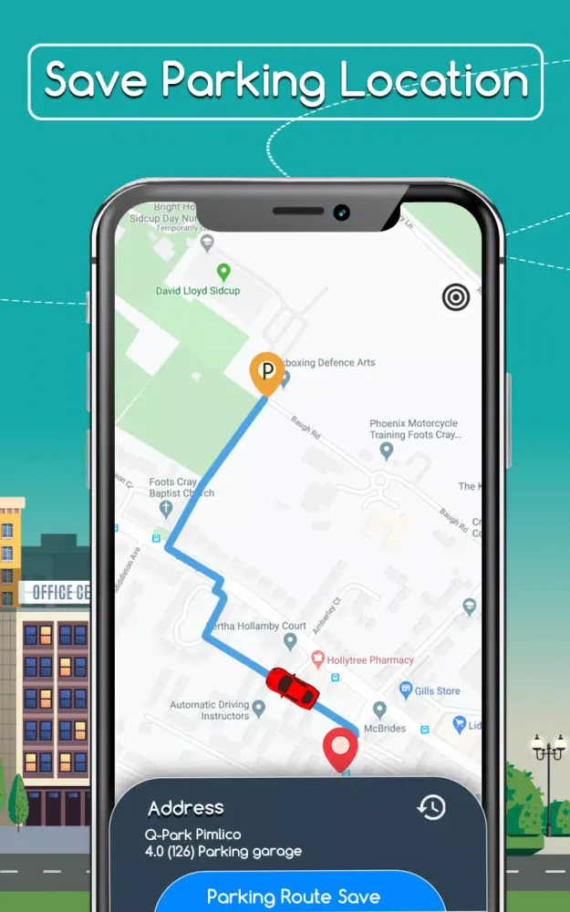 Captures d'écran de GPS Live Navigation-Earth Maps