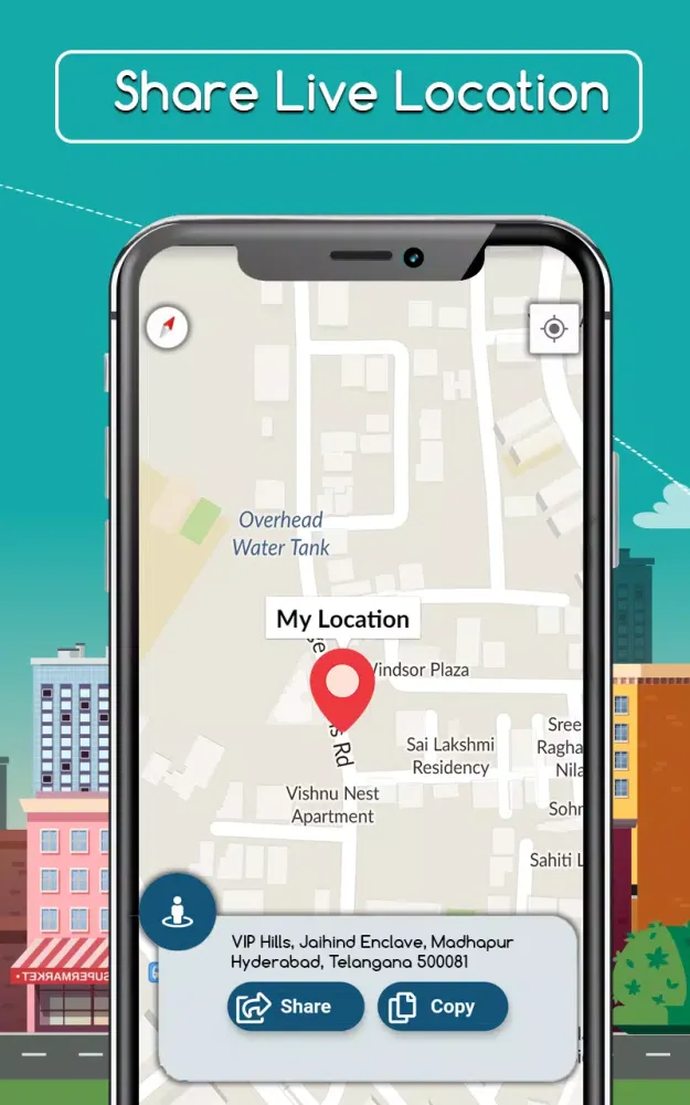 Captures d'écran de GPS Live Navigation-Earth Maps