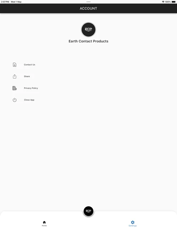 Capturas de tela do Earth Contact Products iPad 
