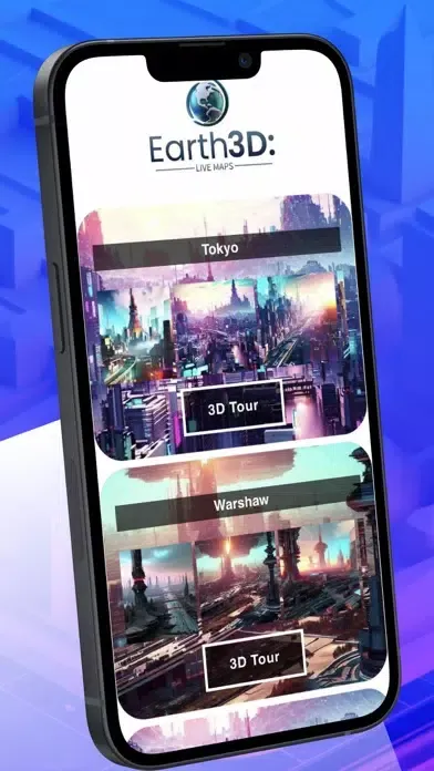 Earth 3D: Live Maps سکرین شاٹس