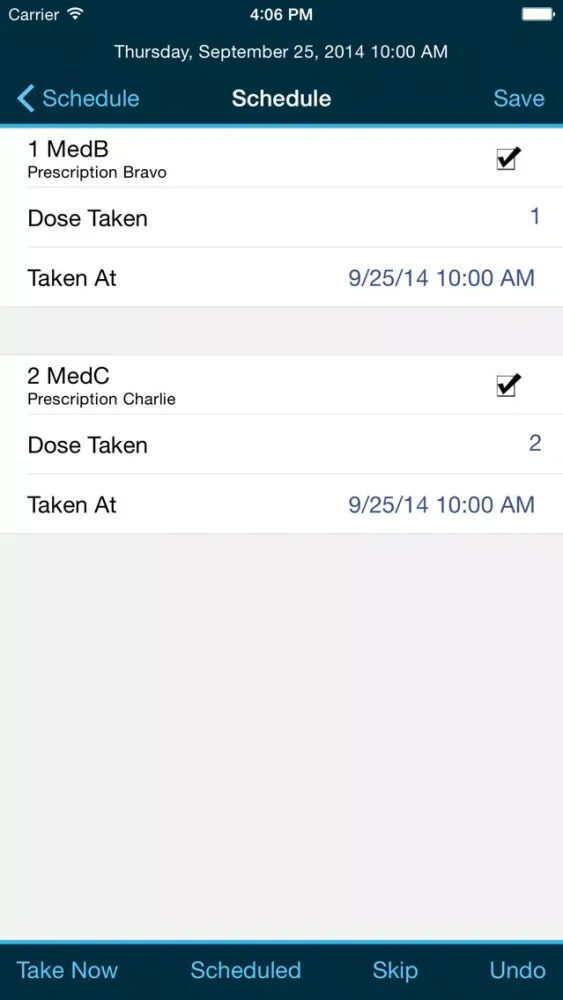 Capturas de pantalla de Med Helper – Pill Reminder and Medication Tracker
