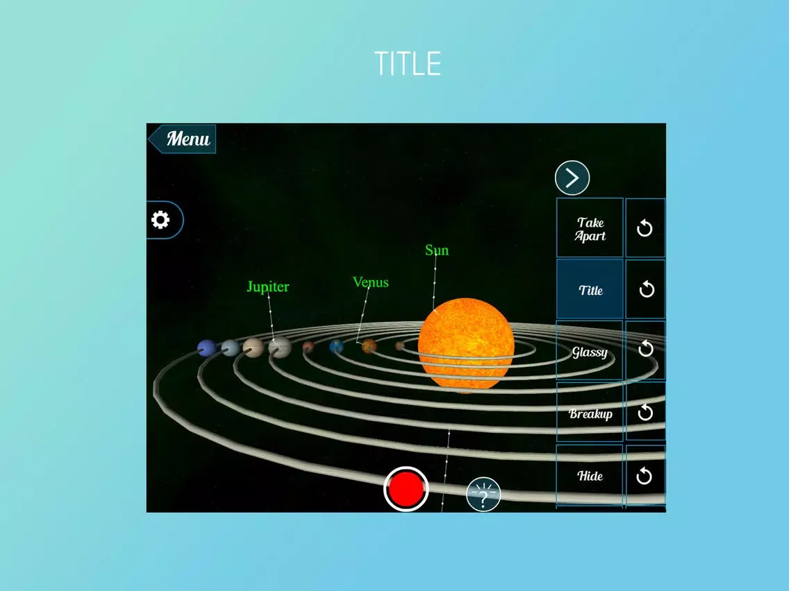 VR Earth in Solar System iPad 應用截圖