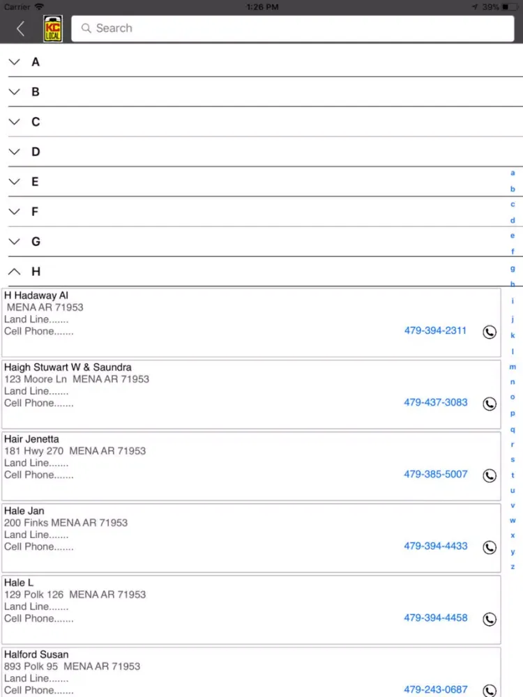 KCLocal iPad  স্ক্রিনশট