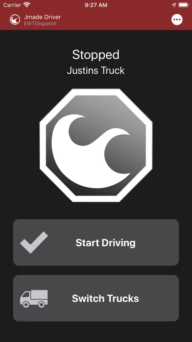 Tangkapan skrin FleetWatcher Driver
