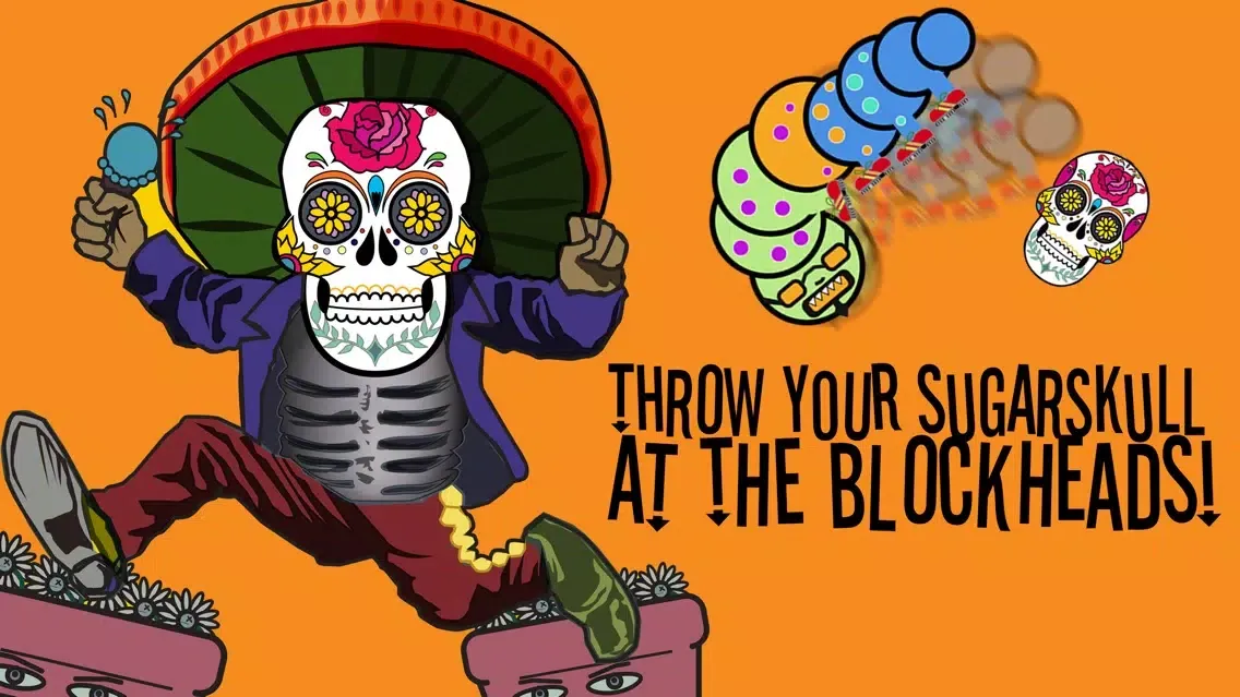 Tangkapan layar Sugarskulls vs. Blockheads