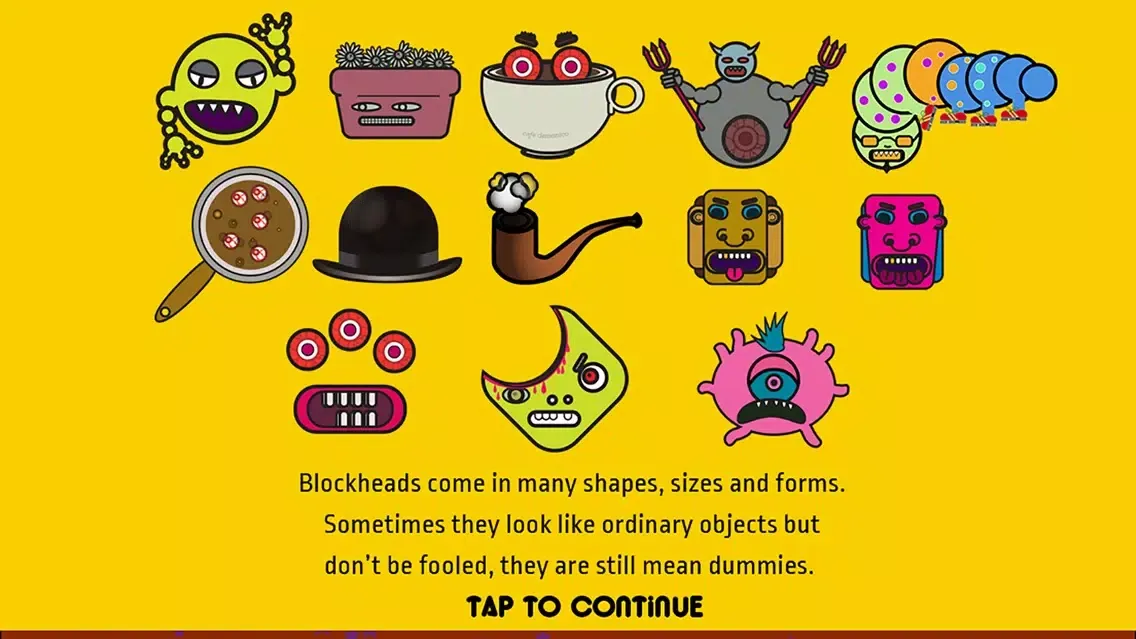 Tangkapan layar Sugarskulls vs. Blockheads