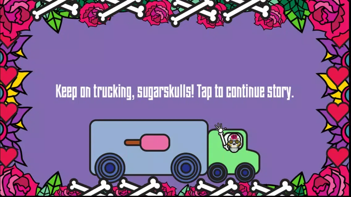 Tangkapan layar Sugarskulls vs. Blockheads