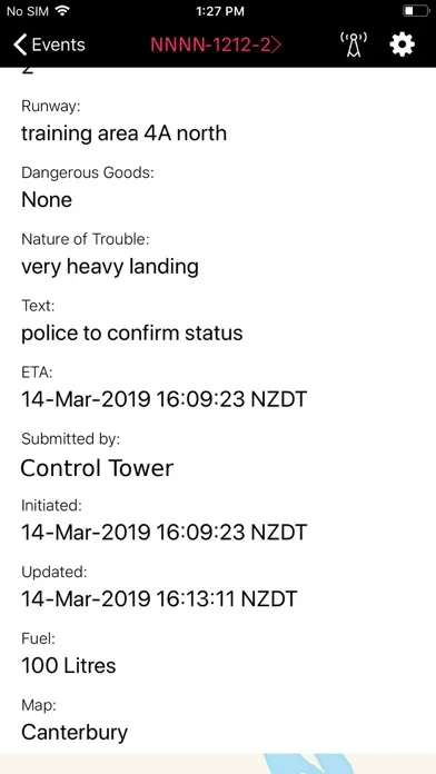 EAS Alert Management Screenshots