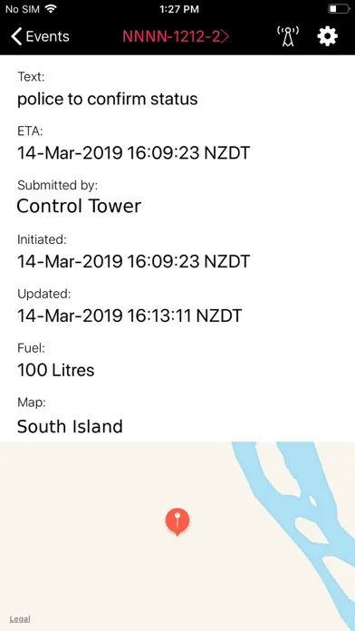 EAS Alert Management Screenshots