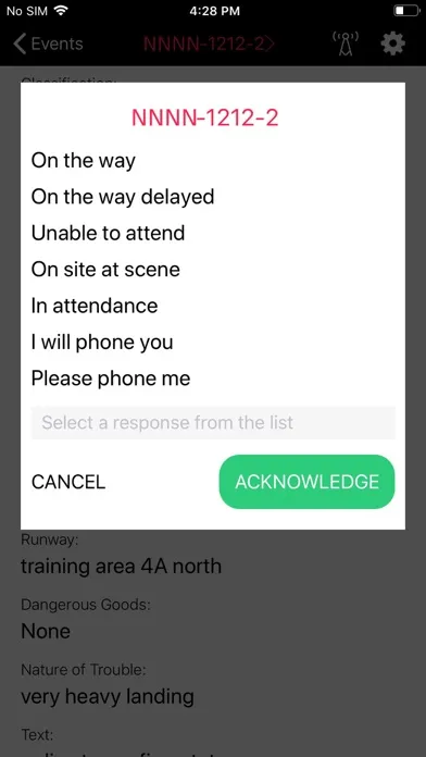 EAS Alert Management Screenshots