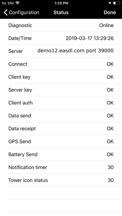 EAS Alert Management Screenshots