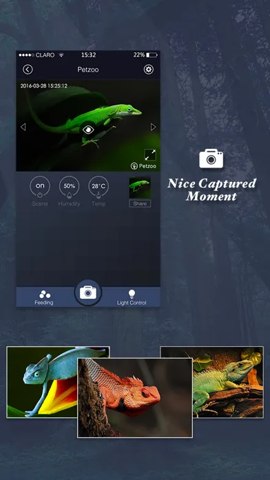 Capturas de tela do PetZoo — Small Pet Family (Smart Reptile Box)