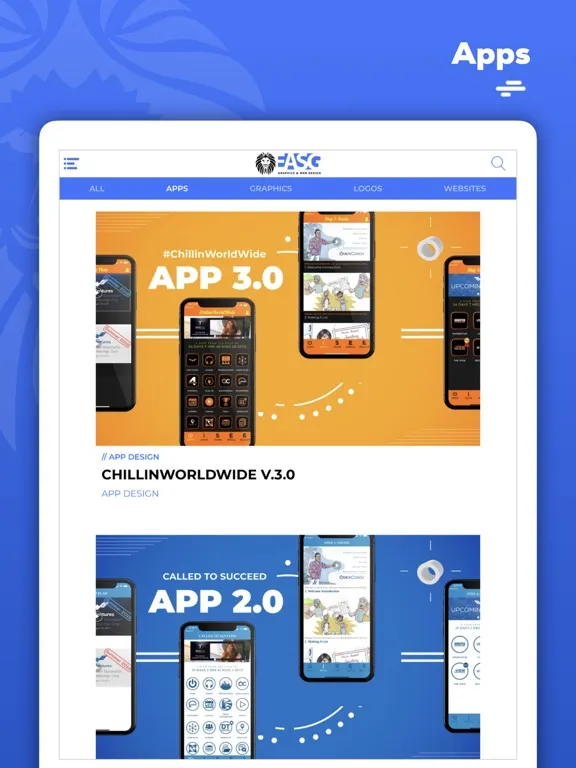 Zrzuty ekranu EASG Graphics & Web Design iPad 