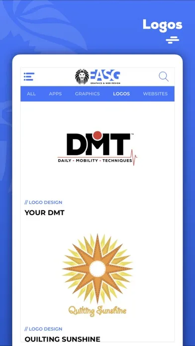 Zrzuty ekranu EASG Graphics & Web Design