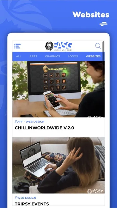 Zrzuty ekranu EASG Graphics & Web Design