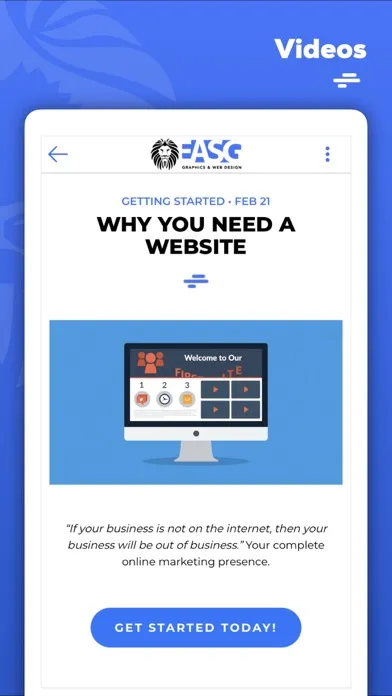 Zrzuty ekranu EASG Graphics & Web Design