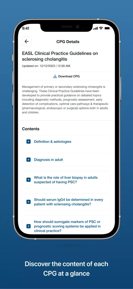 EASL Guidelines Screenshots