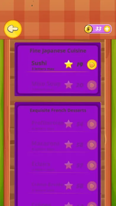 Ảnh chụp màn hình của Best Word Chef