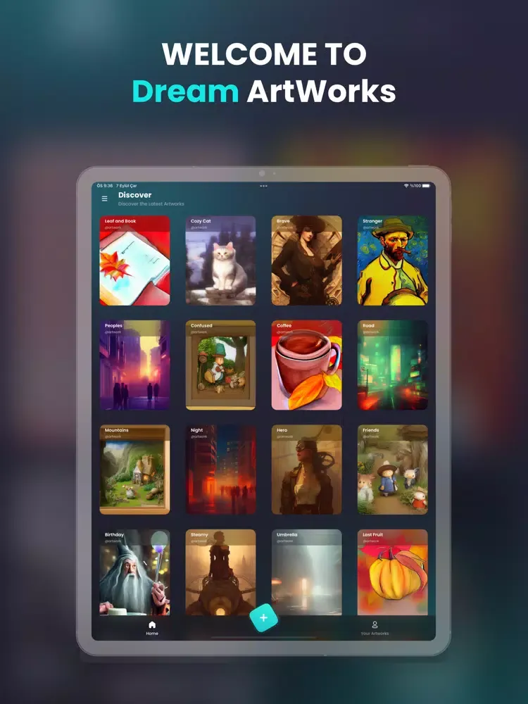 Dream ArtWorks - Ai Generator iPad  Screenshots