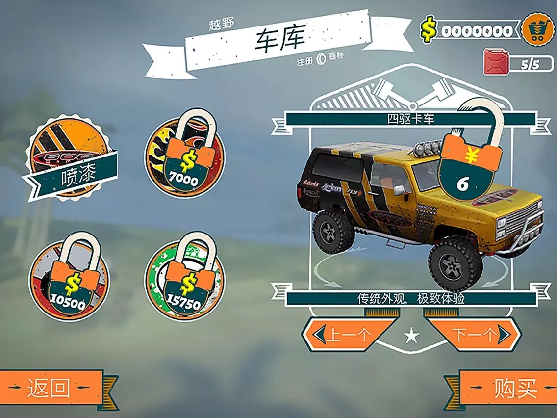 Capturas de tela do 四驱越野 iPad 
