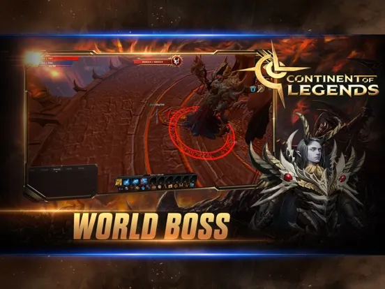 Ảnh chụp màn hình của Continent of Legends iPad 
