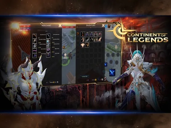 Ảnh chụp màn hình của Continent of Legends iPad 