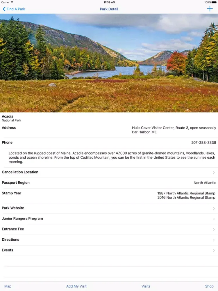Capturas de pantalla de Passport: Your National Parks iPad 