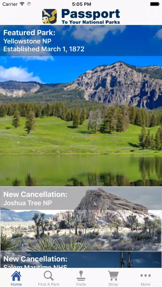 Capturas de pantalla de Passport: Your National Parks