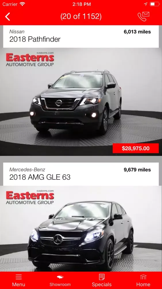 Easterns Automotive Group スクリーンショット