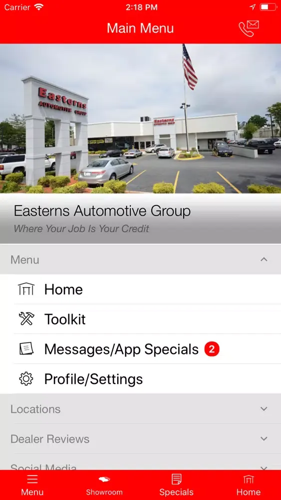 Easterns Automotive Group スクリーンショット
