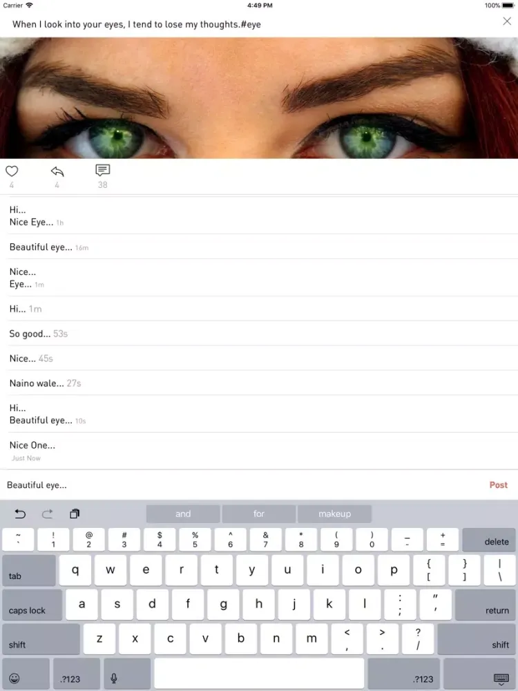 Capturas de tela do Closeup - Secret, Social & Fun iPad 
