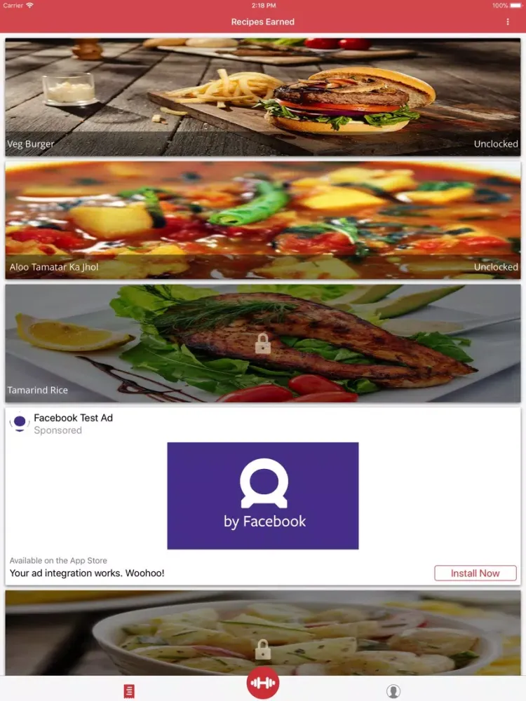 EarnYourGrub iPad 应用截图