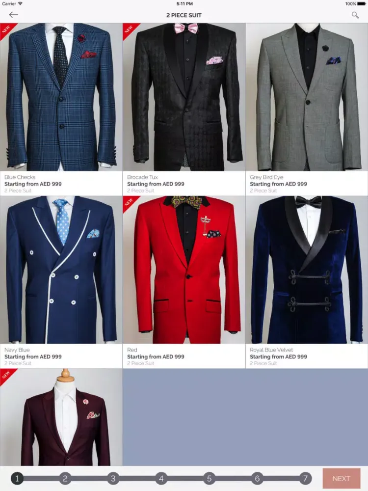 Captures d'écran de Tailored Inc UAE iPad 
