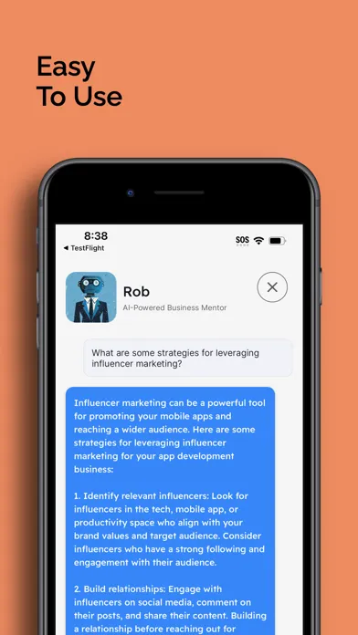 ภาพหน้าจอของ Small Business AI