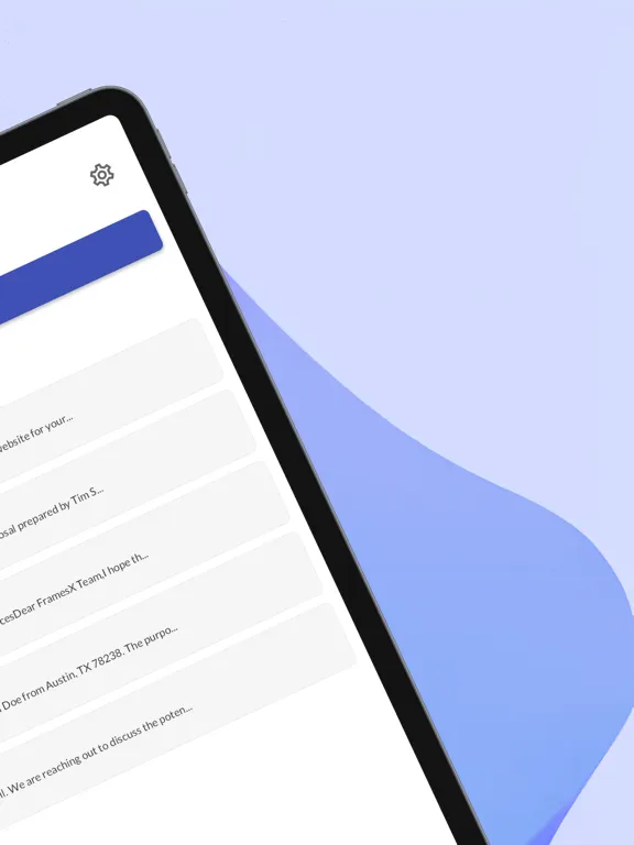 AI Proposal Generator iPad  स्क्रीनशॉट