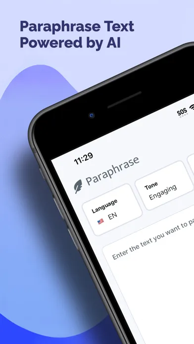 Ảnh chụp màn hình của AI Paraphrase: Reword Tool