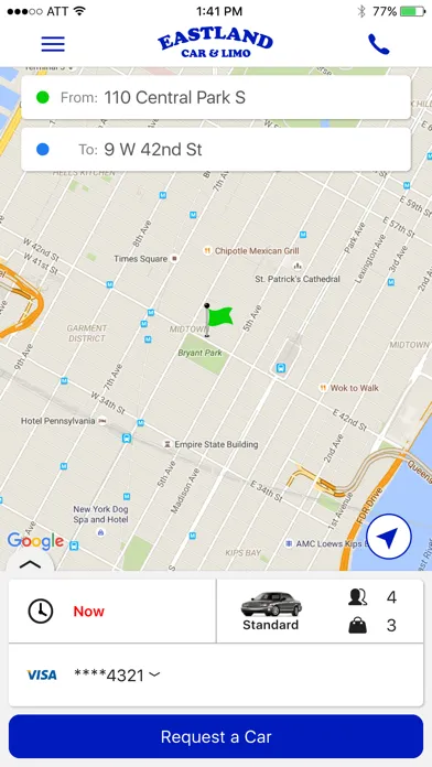 Eastland Car Service Screenshots