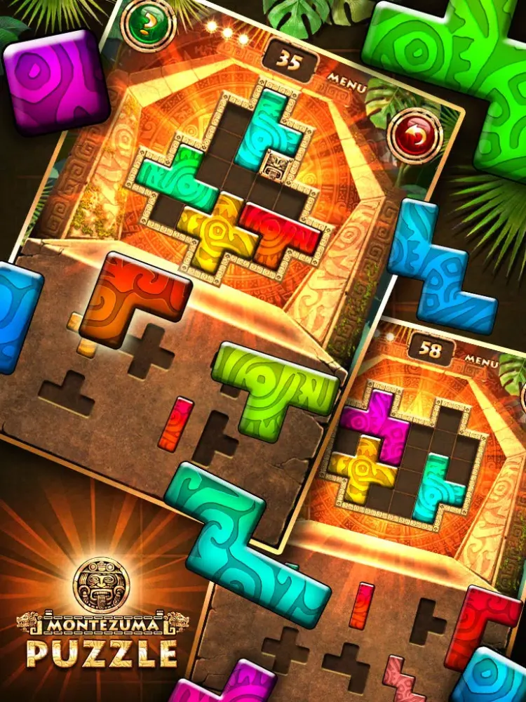 Montezuma Puzzle Lite iPad  स्क्रीनशॉट
