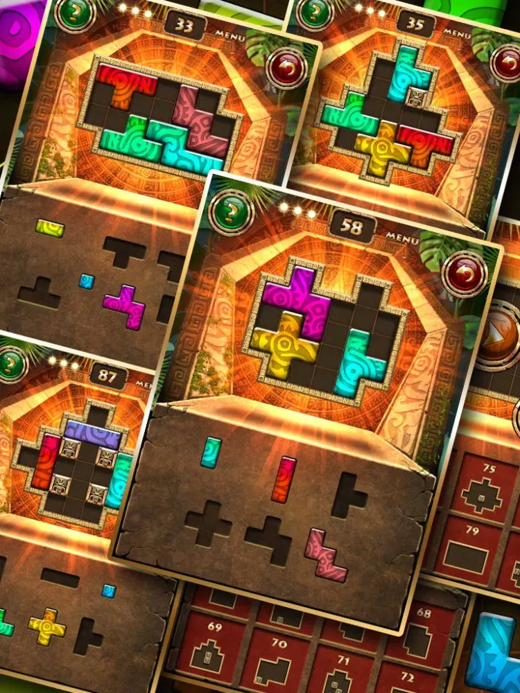 Montezuma Puzzle Lite iPad  स्क्रीनशॉट